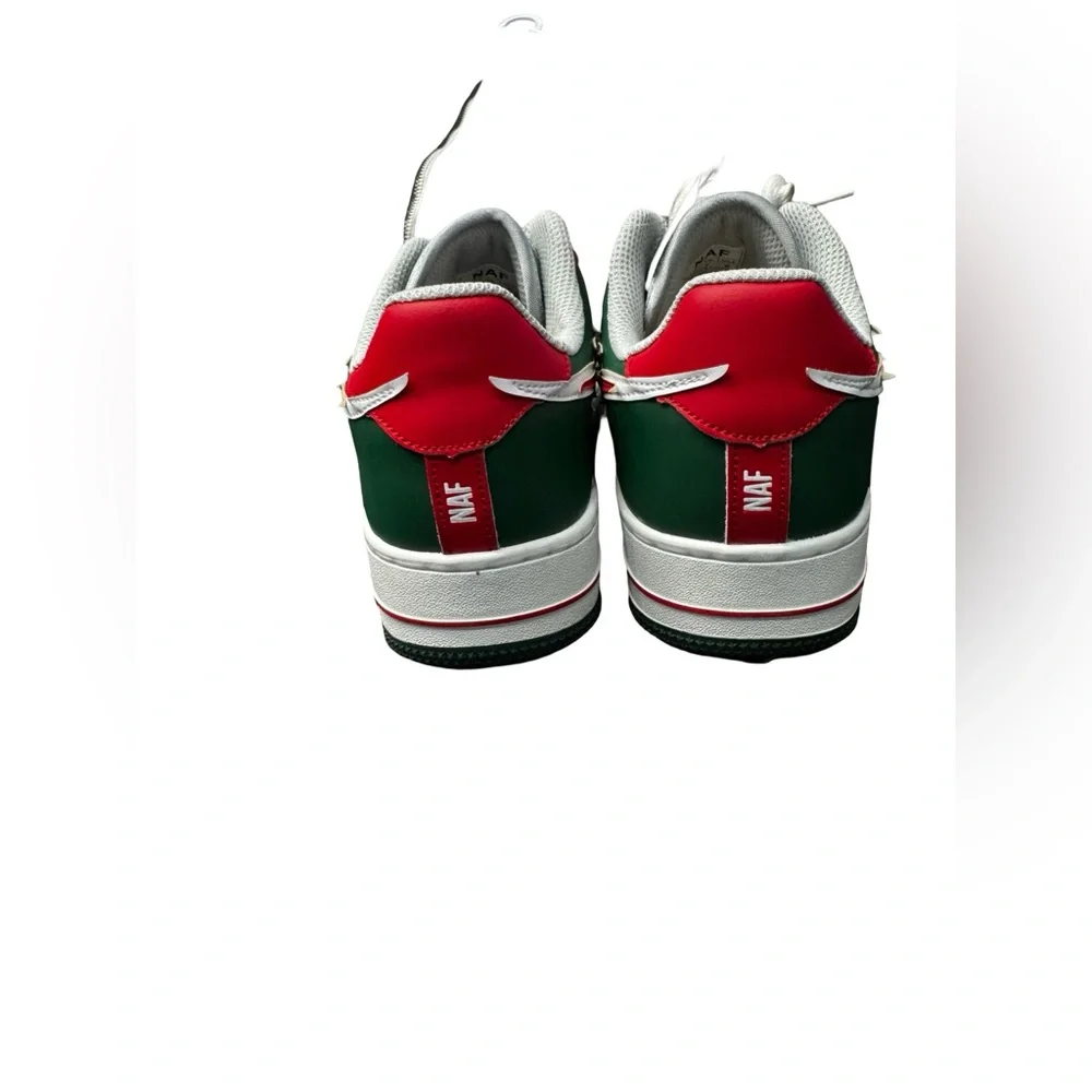 NAF AF1 Christmas Edition Sneakers Mens 8 Holiday Limited BNIB Rare Streetwear!!